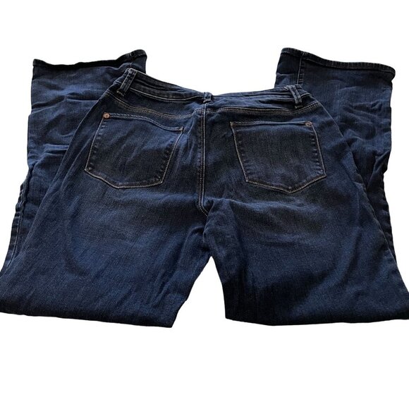 Coldwater Creek Stretch Straight Leg Jeans 40" Length - Blue - 10 - Picture 2 of 10